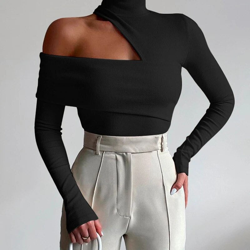 Gebreide trui met lange mouwen