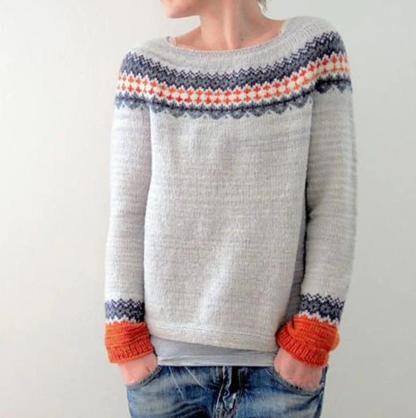 Essential Comfort sweater met ronde hals