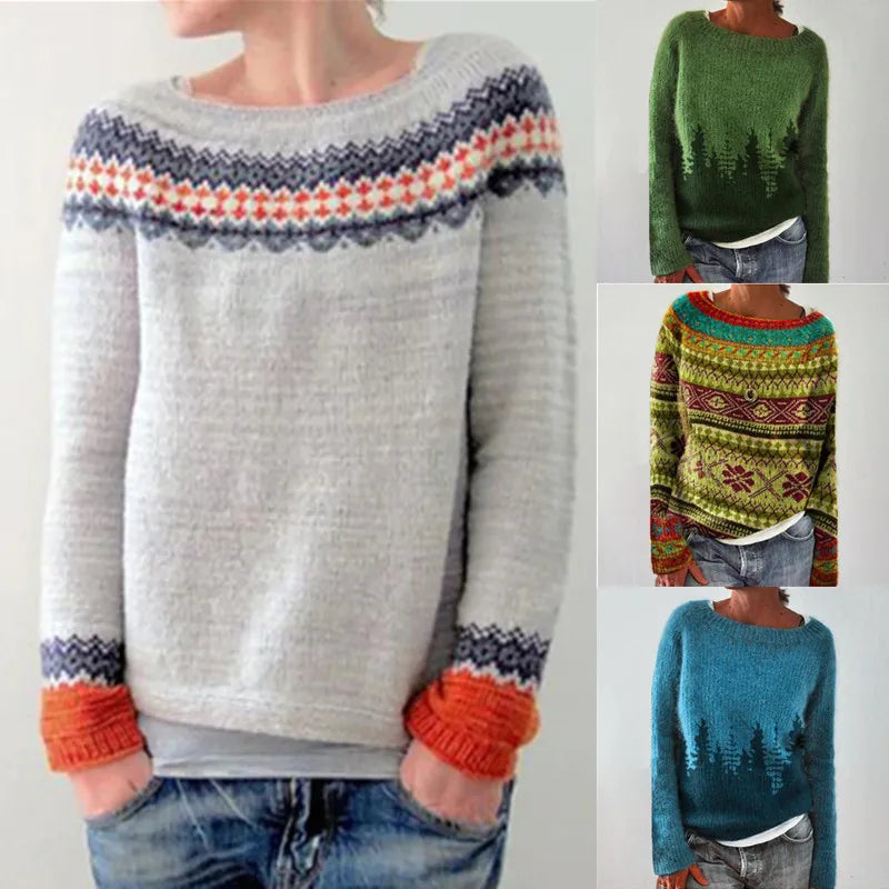 Essential Comfort sweater met ronde hals