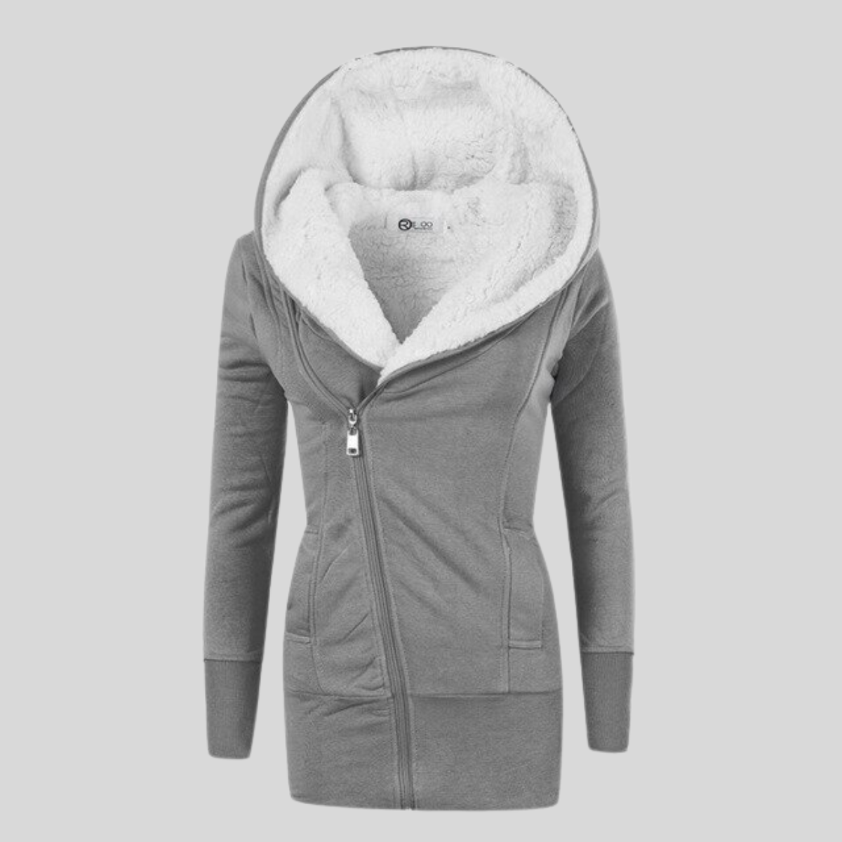 Halflang vest Lam fleece hoodie