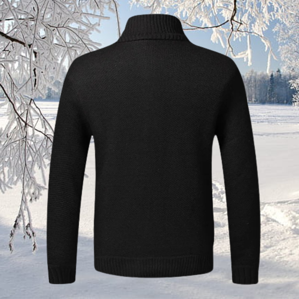 Ignatius - Tijdloos klaar voor de winter Herenvest fleecejack met ritssluiting