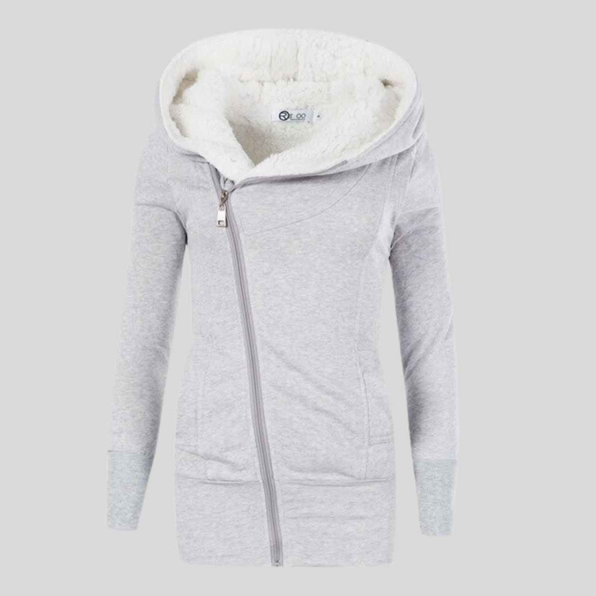 Halflang vest Lam fleece hoodie