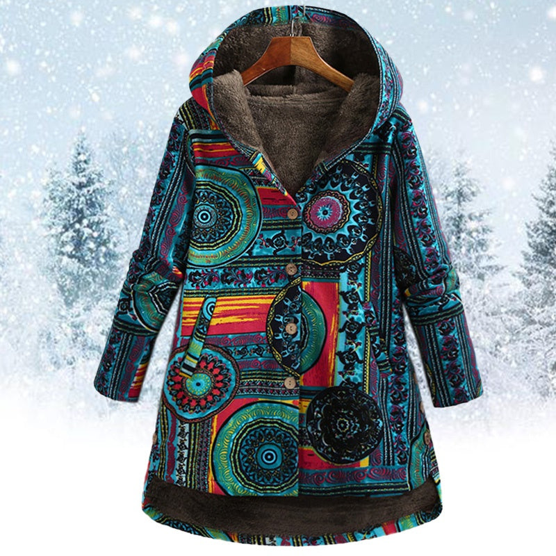 Bliss™ Bohemian gebloemde winterjas