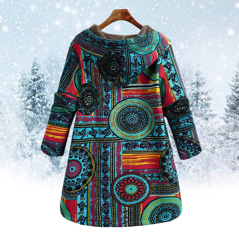 Bliss™ Bohemian gebloemde winterjas