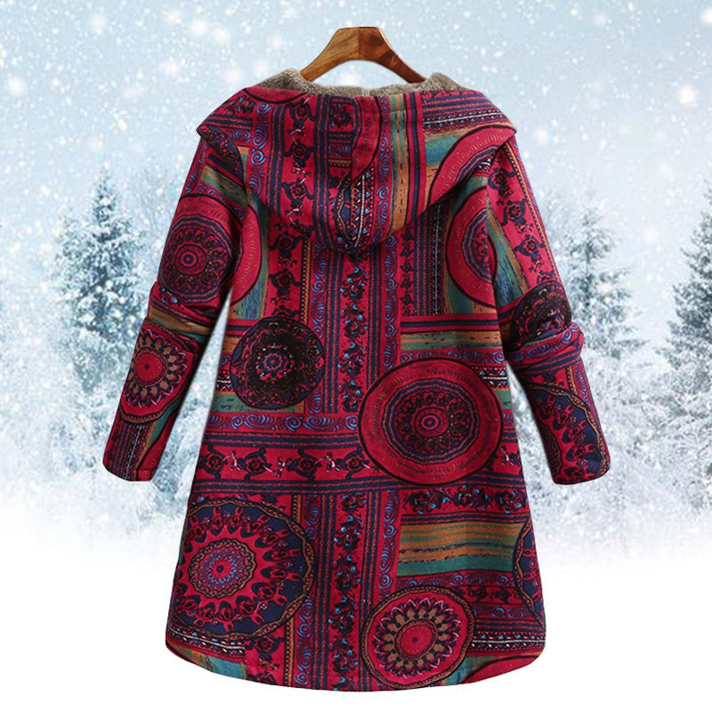 Bliss™ Bohemian gebloemde winterjas