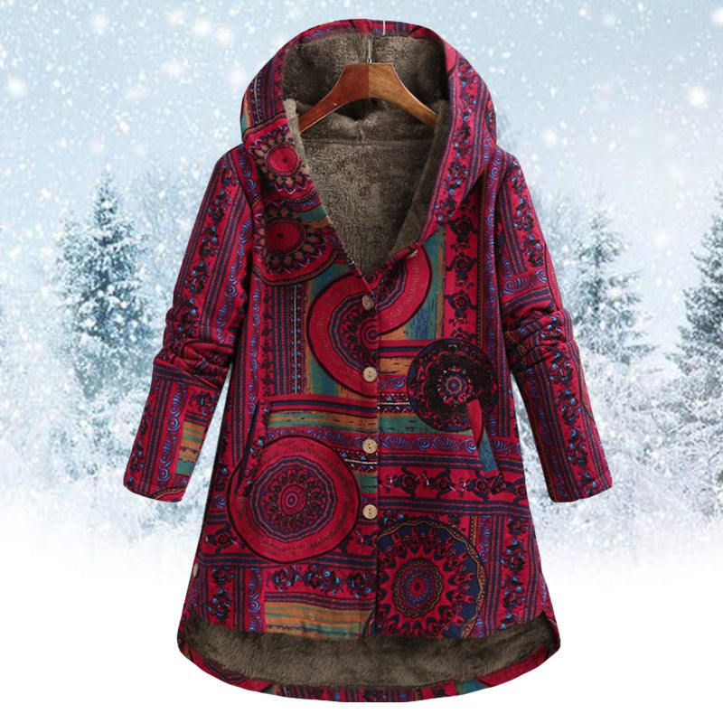 Bliss™ Bohemian gebloemde winterjas