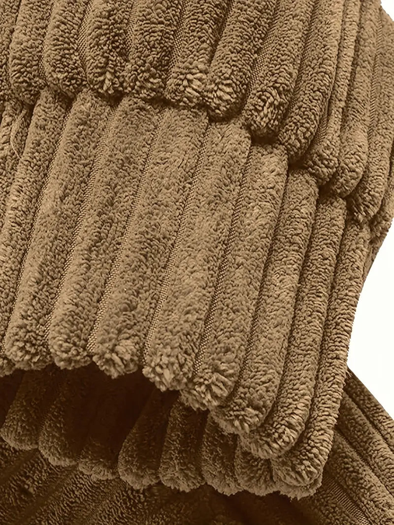 RetroRidge HoodBlend - Trui met capuchon en corduroy stijl voor heren