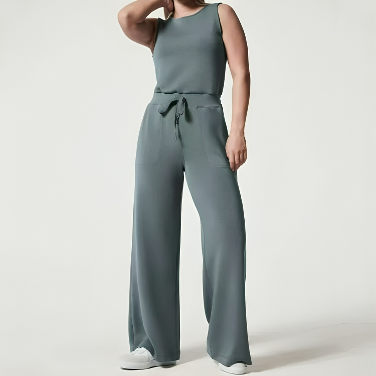 Ronde hals Casual mouwloze jumpsuit voor vrouwen