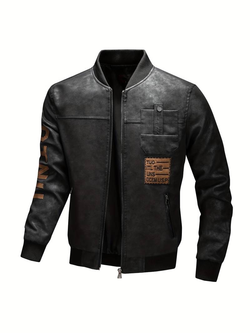Isaac - Stijlvol leren jack voor mannen