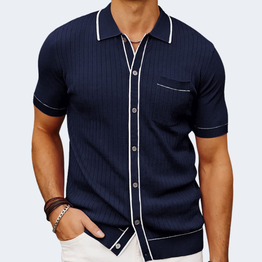 Giovanni Klassiek geribd overhemd