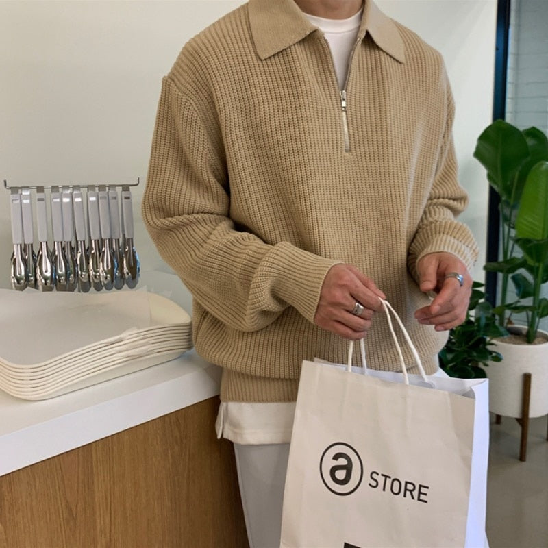 Jason trui met halve rits