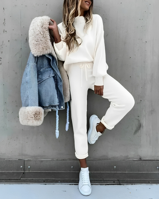 Gebreid trainingspak Elegance voor dames