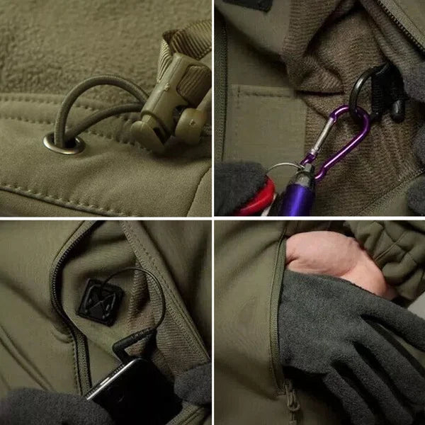 Evander - Ultieme waterdichte en winddichte militaire jas