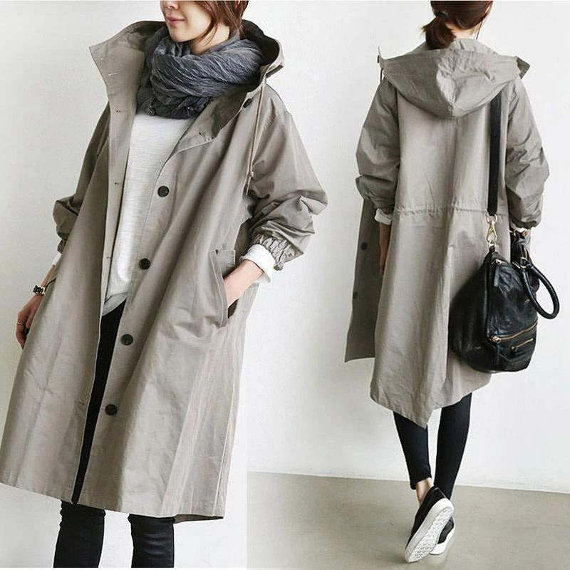 Waterafstotende trenchcoat