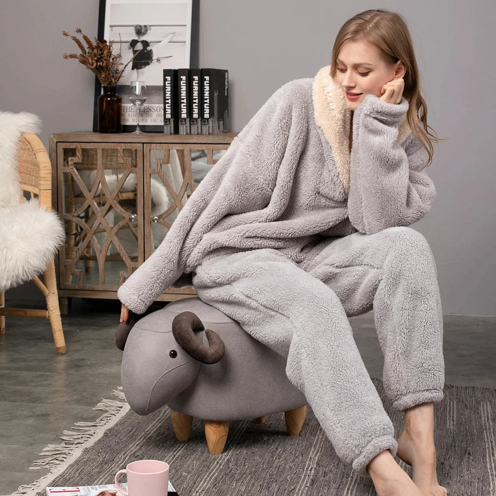 Pyjamaset van dikke fleece