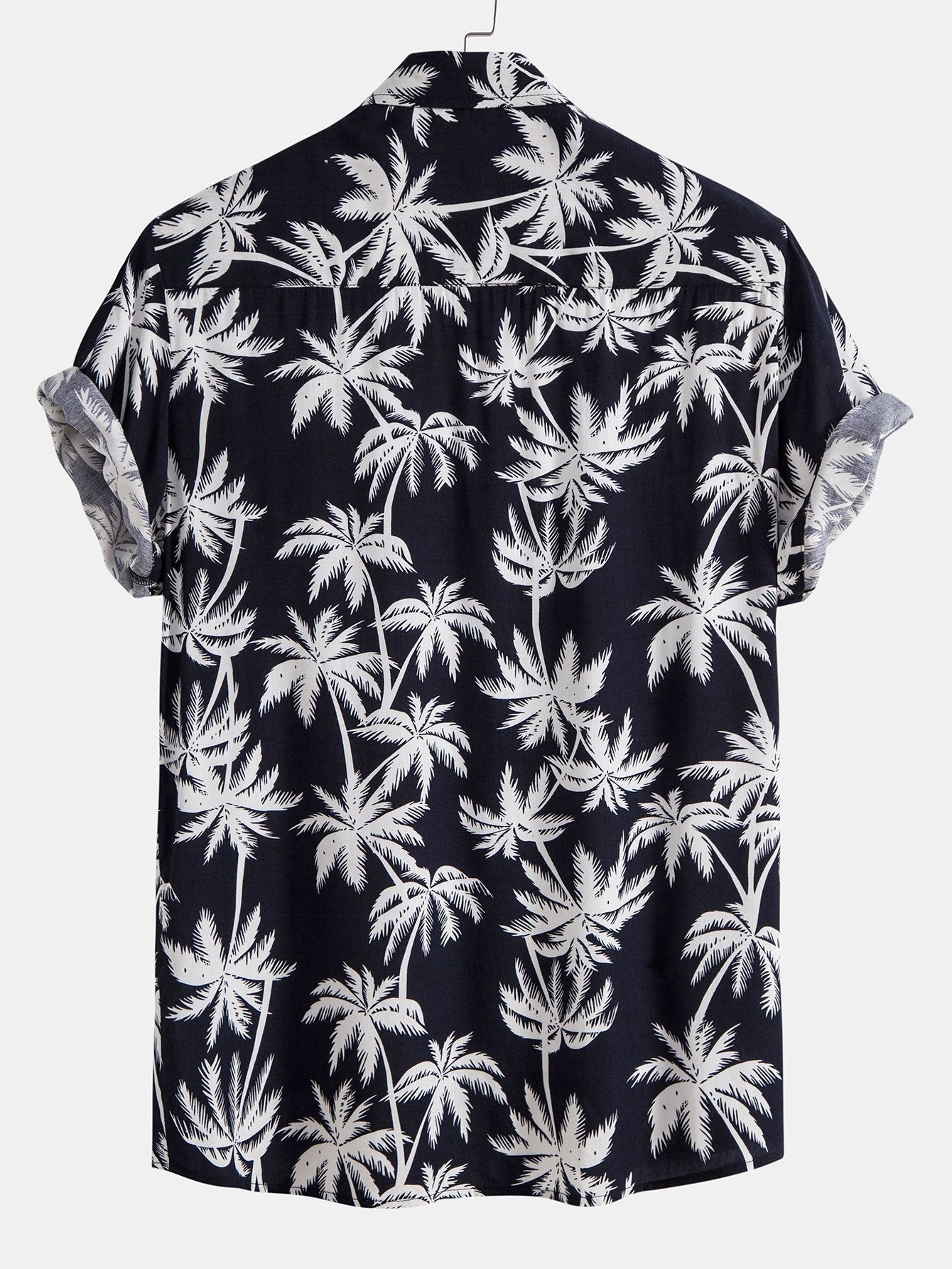 Shirt met palmboomprint