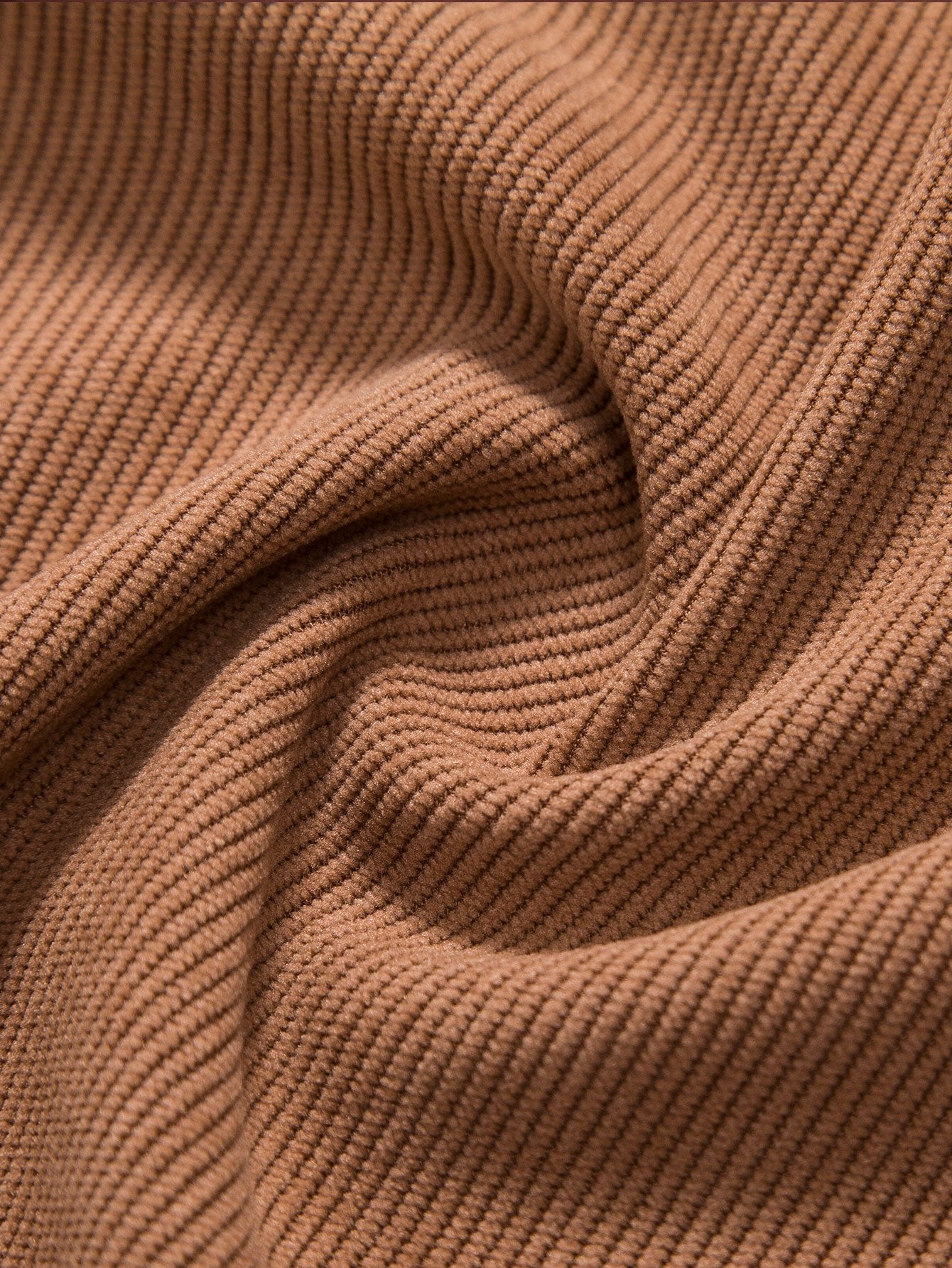 Kleurblok Corduroy Poloshirt
