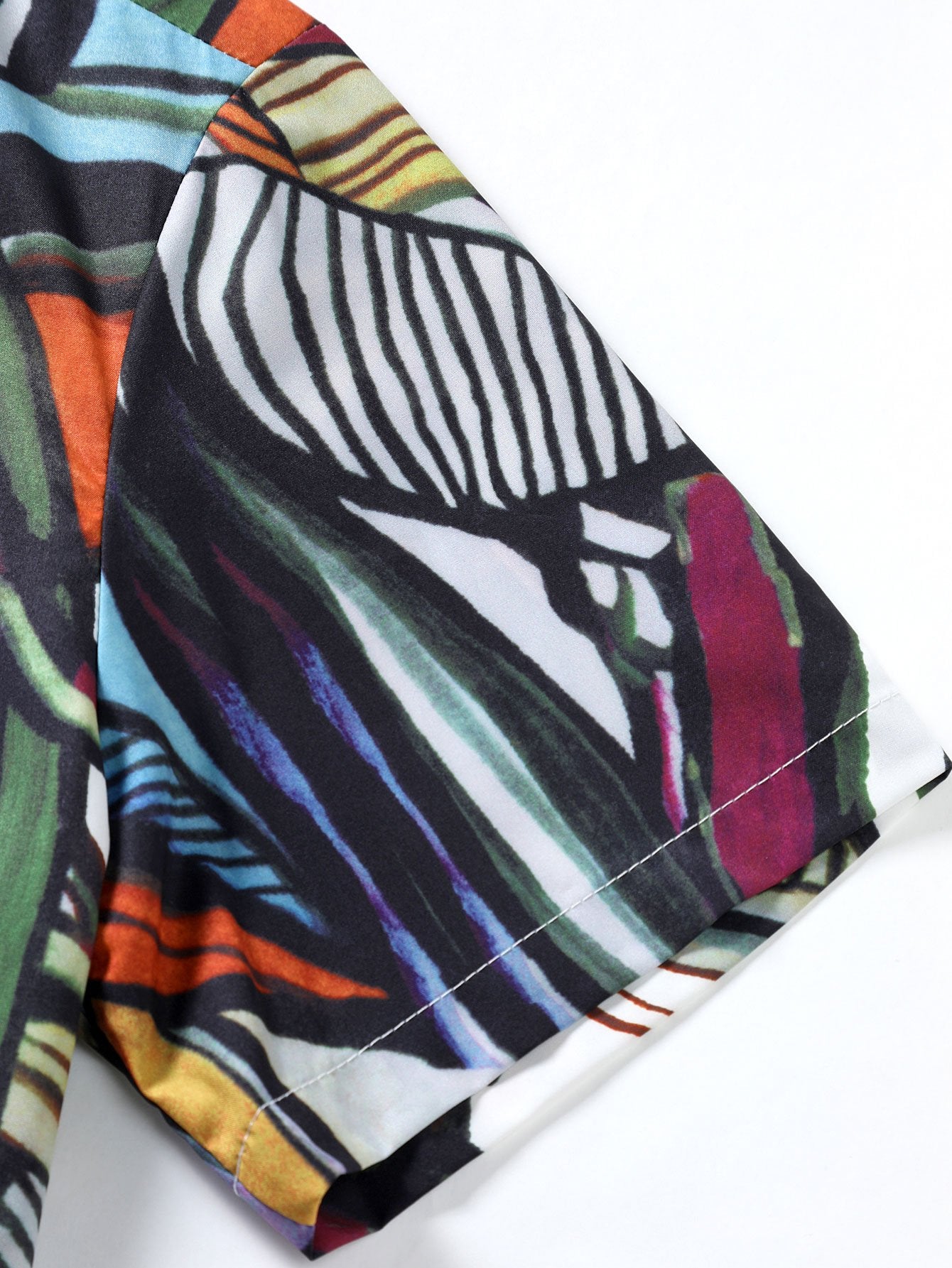 Shirt met abstracte print