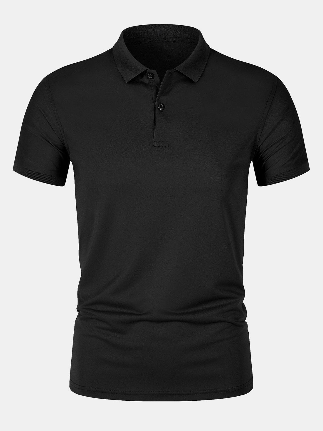 Effen Mesh Poloshirt