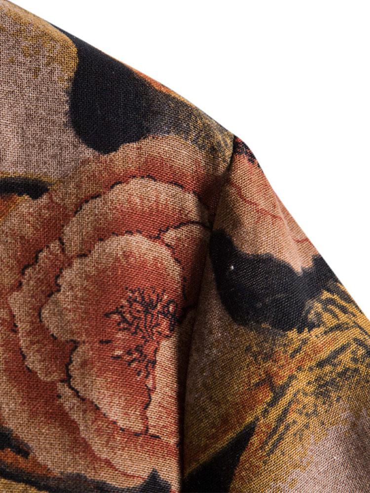 Button Up overhemd met bloemenprint