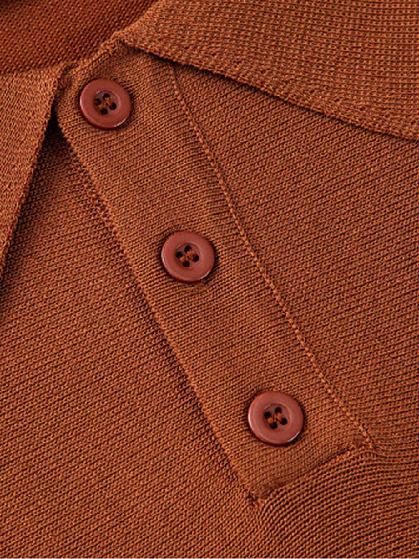 Polo met gestreepte trui