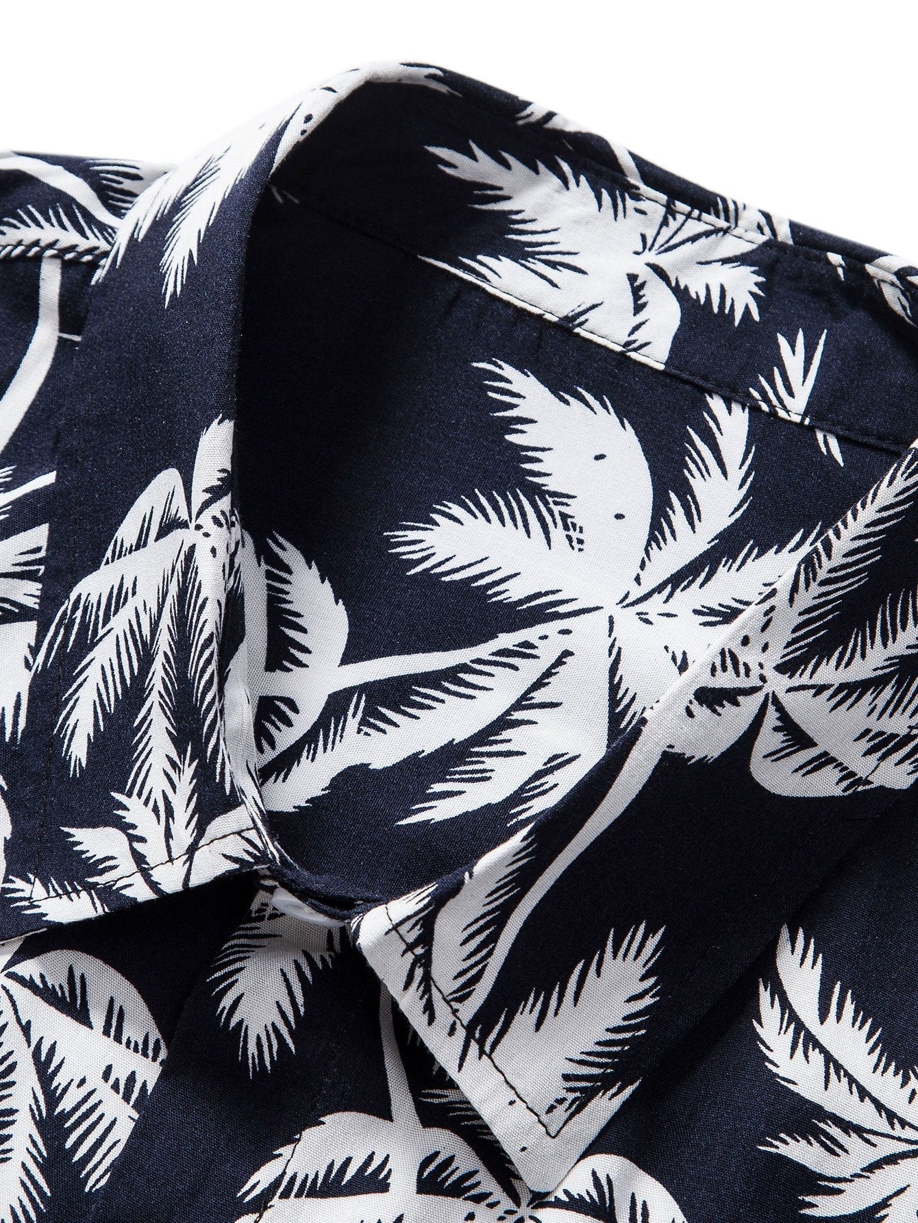 Shirt met palmboomprint