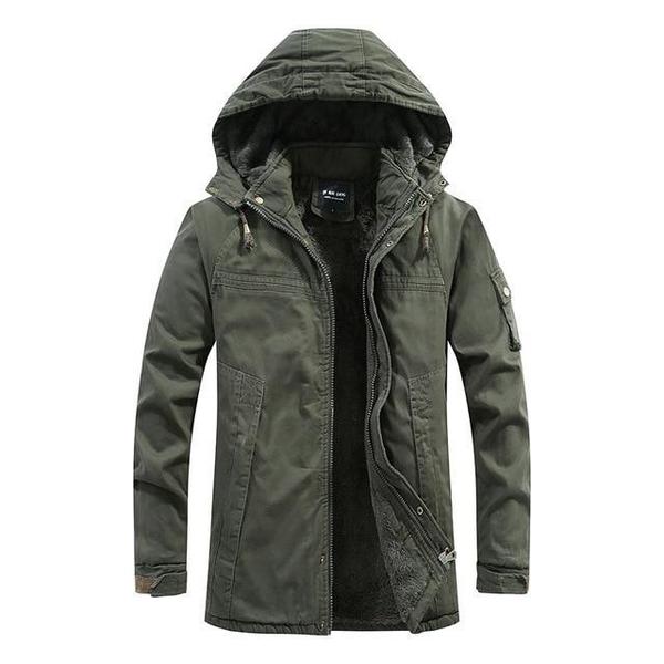 Warme en moderne winterjas