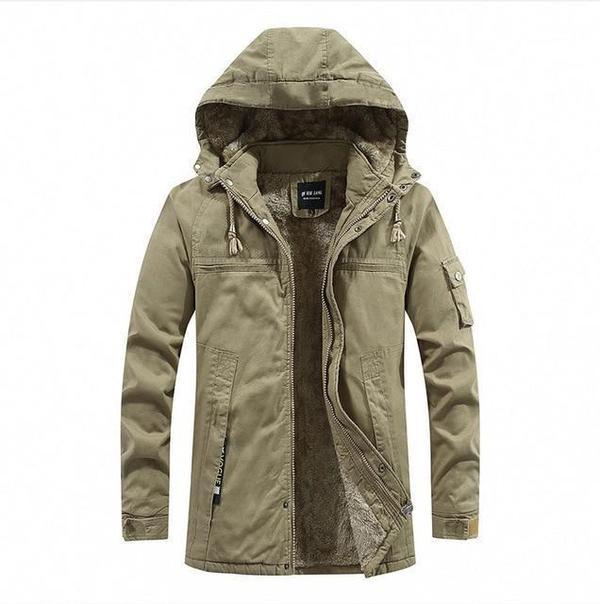 Warme en moderne winterjas