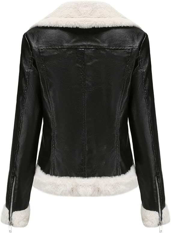 VELURA© Jas met bontvoering