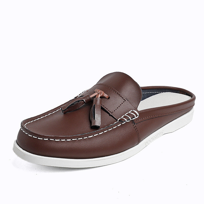 Designer Loafers Casual halve teen schoenen