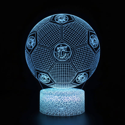 Voetbal 3D Illusie LED-Lamp - Nachtlampje - voor de Kamer