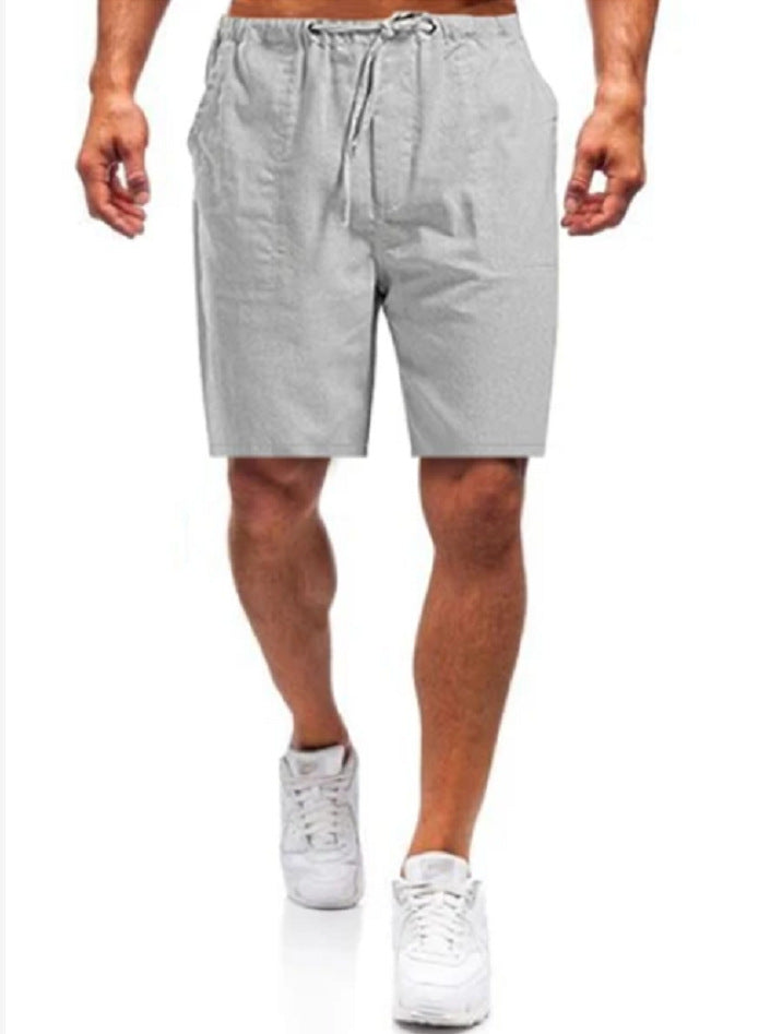 Linnen herenshorts in grote maten