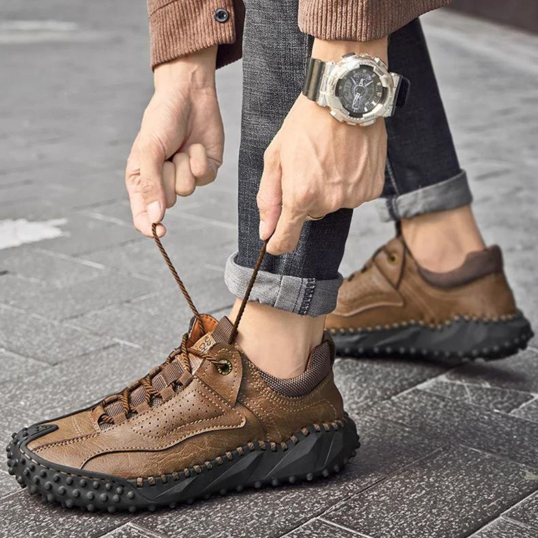 Robuuste outdoor veterschoenen met noppenprofiel