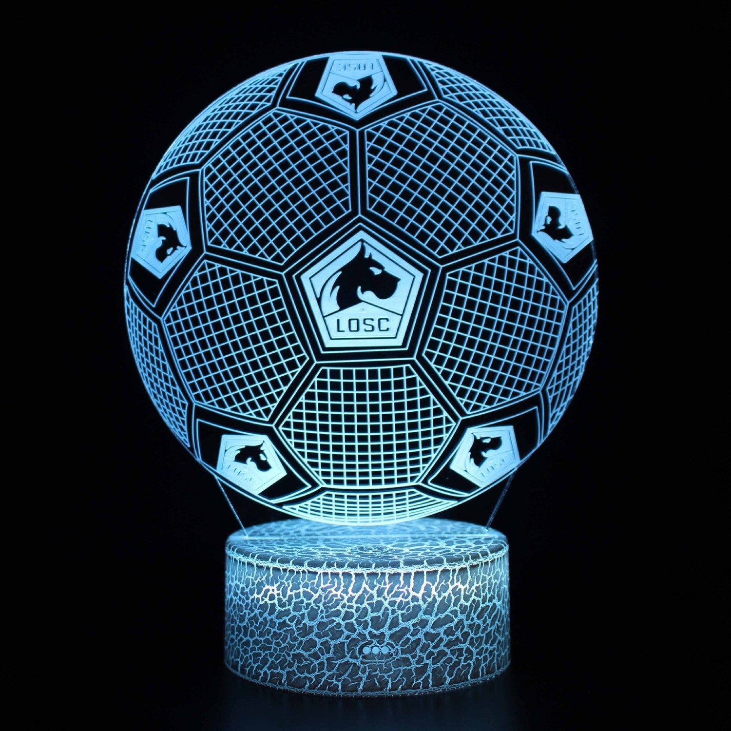 Voetbal 3D Illusie LED-Lamp - Nachtlampje - voor de Kamer