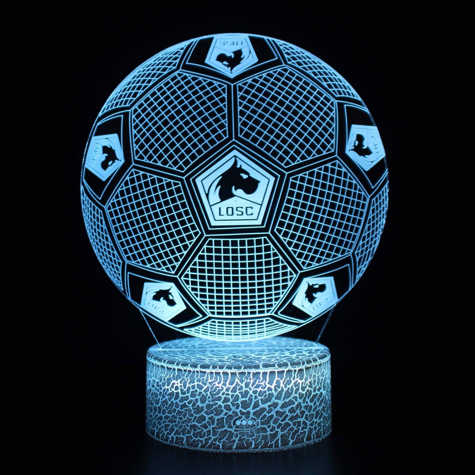 Voetbal 3D Illusie LED-Lamp - Nachtlampje - voor de Kamer