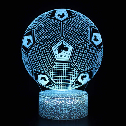 Voetbal 3D Illusie LED-Lamp - Nachtlampje - voor de Kamer