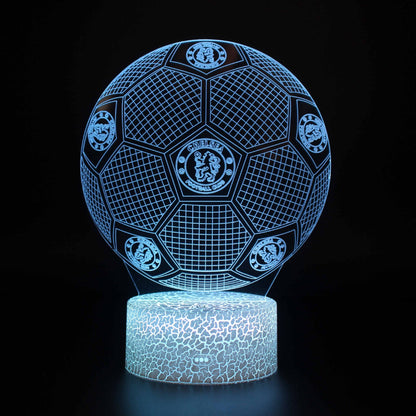 Voetbal 3D Illusie LED-Lamp - Nachtlampje - voor de Kamer