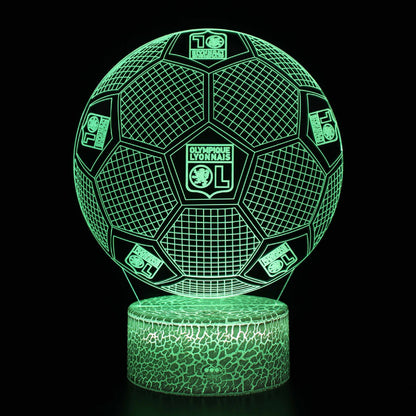 Voetbal 3D Illusie LED-Lamp - Nachtlampje - voor de Kamer