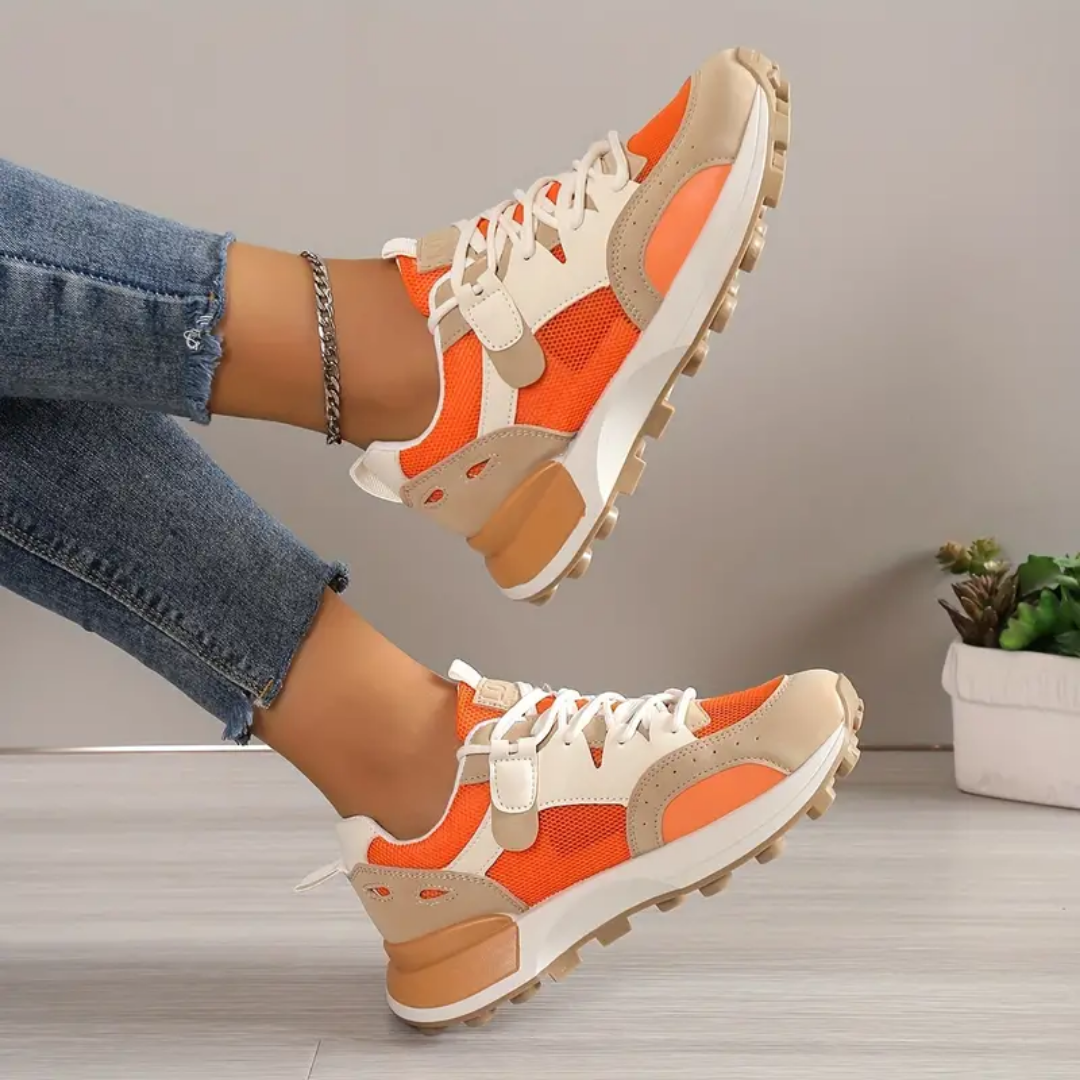 Casual Dames Kleurblok Sneakers