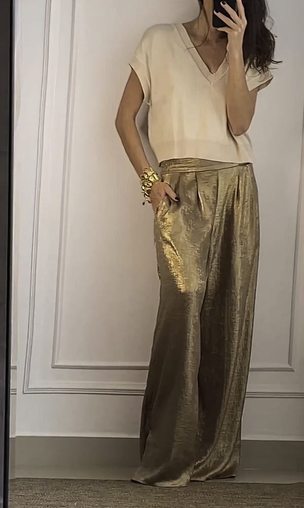 Maelynn | Elegante top en broek set