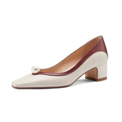 Chique pumps met parelmoer