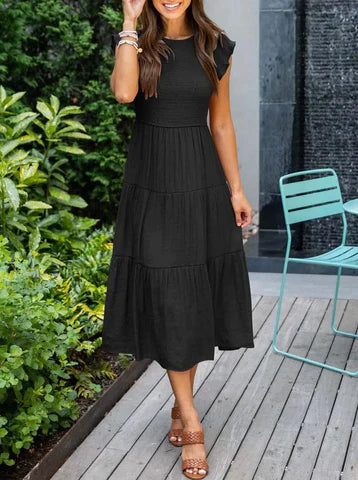 Jayne | Comfortabele maxi jurk