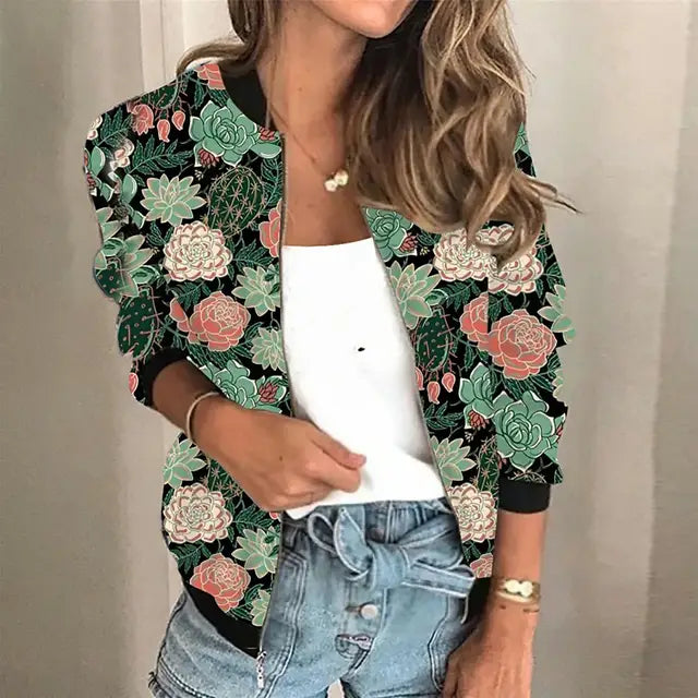 Retro Casual Kort Jasje