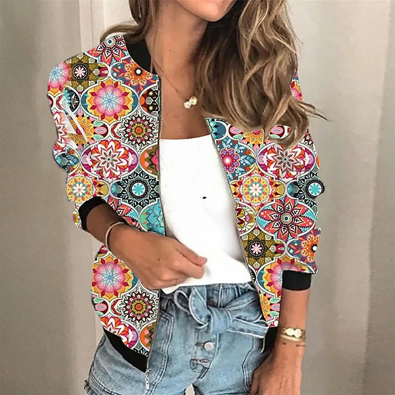 Retro Casual Kort Jasje