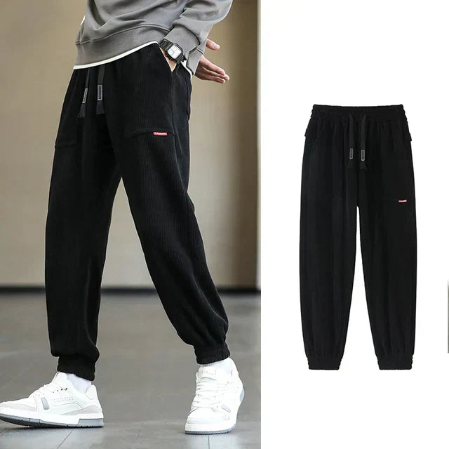 Stijlvolle corduroy joggingbroek