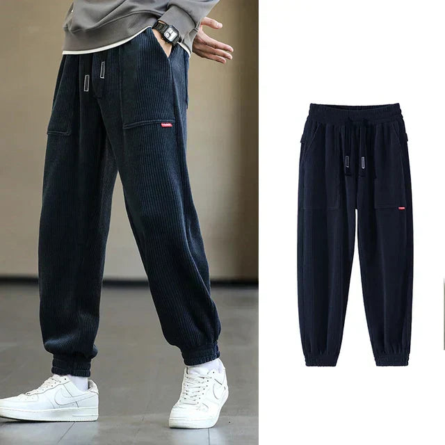 Stijlvolle corduroy joggingbroek