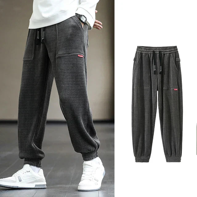 Stijlvolle corduroy joggingbroek