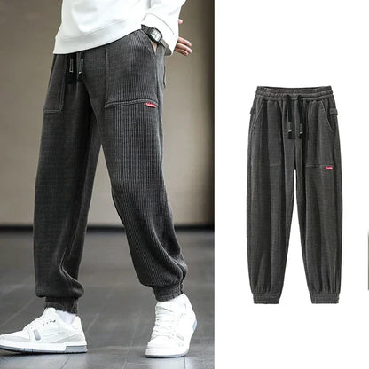 Stijlvolle corduroy joggingbroek