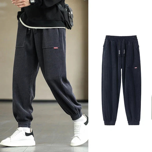 Stijlvolle corduroy joggingbroek