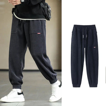 Stijlvolle corduroy joggingbroek